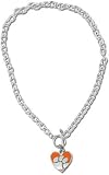 Clemson Tigers School Charm Toggle Necklace