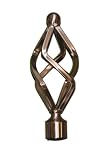 Review   / Royal Twist Curtain Rod Black Finish Adjusts 24