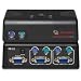 Switchview MM2 2 Port PS/2 USB KVM Switch USB 2.0 Hub with Audio