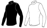 Baseball - Nike Men's Pro Basic Longsleeve Tight Mock Shirt