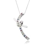 Dancing with Joy Necklace, Sterling Silver
