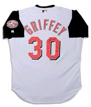 Ken Griffey Jr. Autographed Cincinnati Reds Away Jersey from Upper Deck