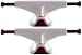 TENSOR Skateboard Trucks Mid Slider GLOSS WHITE WHITE