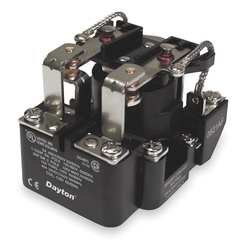 Dayton 5X848 Relay, DPDT, 8 Pins, 240VAC