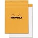 Rhodia Classic Staple Bound Graph Paper Pad - Orange N&deg; 18