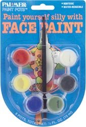 Palmer Face Paint 6 Pots Primary 189306; 6 Items/Order