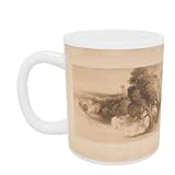 Expulsion from Eden, (brown wash on paper.. - Mug - Standard Size