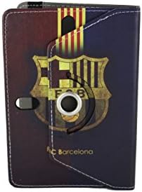 StyleProtect Universal Tablet 8 inch - 2016 FC Barcelona Soccer Design -360 Degree Rotating Stand Smart Case Cover for Universal Tablet 8 inch
