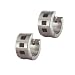 Stainless Steel Squares Earrings