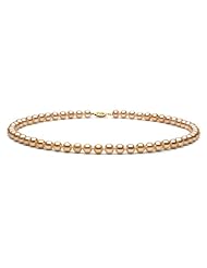 AA+ Quality, 7.0-8.0 mm Pink/Peach Freshwater Pearl Necklace