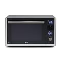 LG MJ3281BC Mikrowelle / 32 L  / 900 W  / Schwarz / Lichtwellentechnologie 2.0 mit Carbonheizelement / Aktiv-Hei�luft (erm�glicht auch Kochen und Braten) / IF Product Design Award 2011 / RedDot Design Award 2011