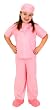 Girls Pink Jr. Doctor Costume Scrubs - Toddler
