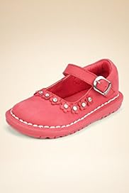 Younger Girls Walkmates Leather Floral Shoes