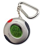 Digital Carabiner Keychain Thermometer, Watch, Compass and LED Light