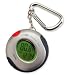 Digital Carabiner Keychain Thermometer, Watch, Compass and LED Light