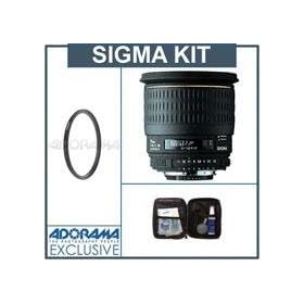 Sigma 24mm f/1.8 EX Aspherical DG DF Macro AF Wide Angle Lens Kit, for the Maxxum & Sony Alpha Mount. with Tiffen 77mm UV Wide Angle Filter, Professional Lens Cleaning Kit