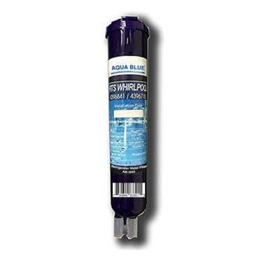Aqua Blue 4396841 4396710 Push Button Water Filter Cartridge for Whirlpool Refrigerator