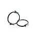 Pilates Medium Tension Resistance Ring - Double Gripped for Muscle Balance