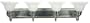 Yosemite Home Decor 4994-4SN 35-Inch 4-Light Bathroom Vanity, Satin Nickel