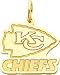 14K Gold NFL Kansas City Chiefs Logo Charm