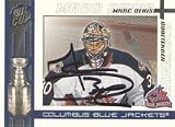 Marc Denis, Columbus Blue Jackets, 2004 Pacific Quest For The Cup Autographed Card