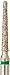 Crosstech Multi-Use Diamond Burs 856/012C (1.2mm head size, 8.0mm head length), Friction Grip Shank, Coarse, Round End Taper (Pack of 5)