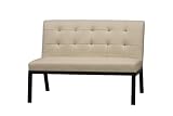 Trento Slipper Love Seat Ivory