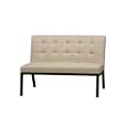 Trento Slipper Love Seat Ivory