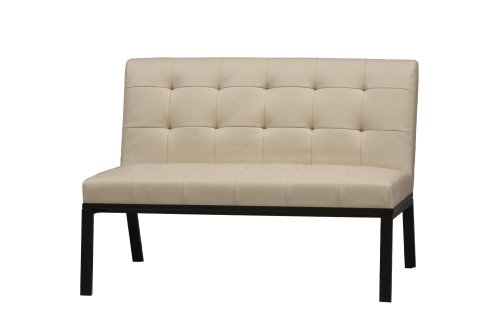 Trento Slipper Love Seat Ivory