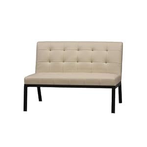 Trento Slipper Love Seat Ivory