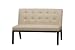 Trento Slipper Love Seat Ivory Reviews