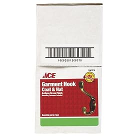 <b>ACE TRADING BHDW 4 01-3012-182 HEAVY DUTY COAT & HAT HOOK PACK OF 10</b>