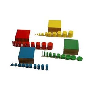 Montessori Knobless Cylinders