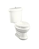 KOHLER K-4649-0 Heated French Curve Toilet Seat, White