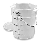 PAIL W/BAIL 22 QT, EA, 11-0032 CAMBRO MANUFACTURING CO KITCHEN ACCESSORIES