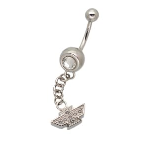 EASYRIDER 0.72.1502 - Joya para el cuerpo unisex de acero inoxidable y oro con 9 cristales