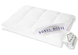 Daunendecke NOBEL HOUSE medium, 4x6 Karos, 155x220 cm, 940 gr.