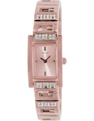 GUESS Womens U0200L1 G-Iconic Sophistication Crystal Rose Gold-Tone Watch