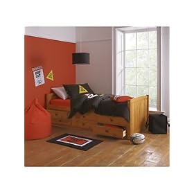 CLASSIC WHITE CABIN BED + 6 STORAGE DRWS