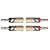 Ixos 204 Gold Plated Dual Entry Clamping Banana Plug-2 Pairs