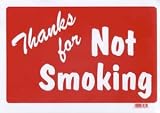 American sign Thanks not Smoking 500