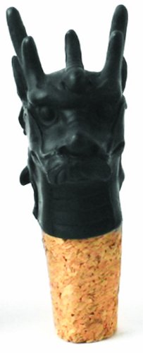 imm Living Best Year Dragon Wine Stopper, Black
