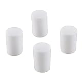Vinyl Leg Tips, 5/8 x 1/2 White
