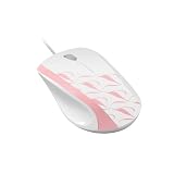 Wintec FileMate Imagine Series M2810 USB Standard Mouse - White with Light Pink (3FMNM2810UPK-R)