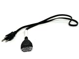 Genuine Dell S-Line 3-Foot Wall Standard AC Adapter Cable Cord for the W5420 PA-12 Auto/Air Laptop Notebook Power Adapter Part Number: D7072