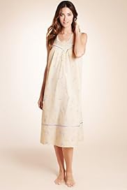 Sleeveless Floral Print Centre Bow Nightdress