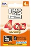 microSDHC�J�[�h4GB �N���X6 INX-MCHC04GC6