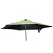 Outdoor Living : 9' Alum.& Steel Solar Market Umbrella - Sage Green