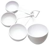 Kitchenaid Classic Measuring Cups, White, Set of 4