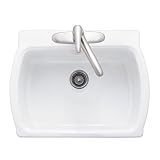 American Standard 7162.803.021 Chandler Americast Single Bowl Kitchen Sink, Bone